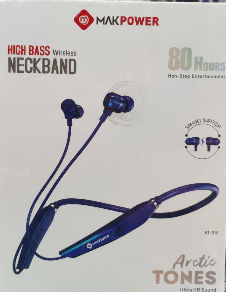 Makpower High Bass Wireless Neckband BT-251